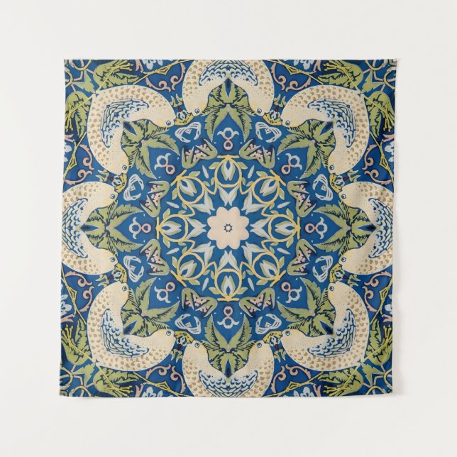 Tenture Dove Garden - Vintage Floral (Devant)