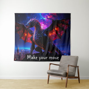 Tenture Dragon City 001 Tapestry