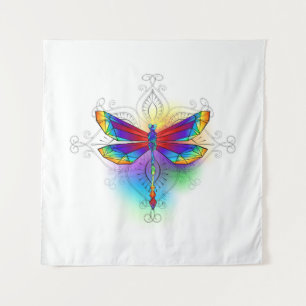 Tenture Dragonfly en arc-en-ciel