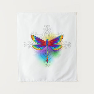 Tenture Dragonfly en arc-en-ciel