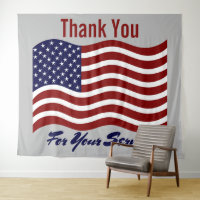 Drapeau américain Merci aux vétérans Photo Toile d