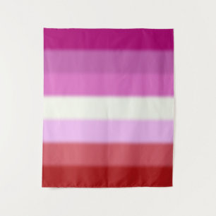 Tenture Drapeau de la Fierté lesbienne tombée