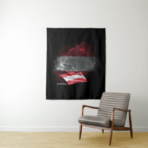 Tenture drapeau de l'Autriche