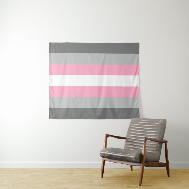 Tenture Drapeau Demigirl 127 x 152 cm (En situation (horizontale))