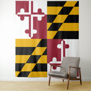 Tenture Drapeau du Maryland