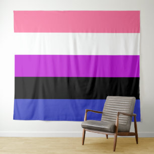 Tenture Drapeau Genderfluid Extra Large LGBT