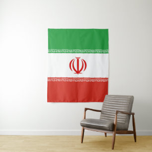 Tenture Drapeau iranien