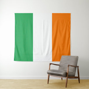 Tenture Drapeau Irlande Tricolore