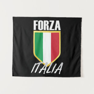 Tenture Drapeau italien Forza Italia Soccer