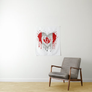Tenture Drapeau J'aime Canada