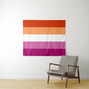 Tenture Drapeau lesbien 50 x 60