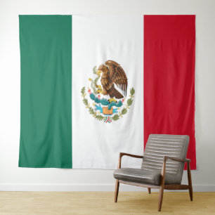Tenture Drapeau national du Mexique