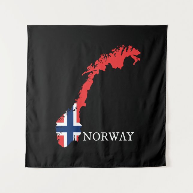 Tenture Drapeau Norvège - Norvège (Devant)