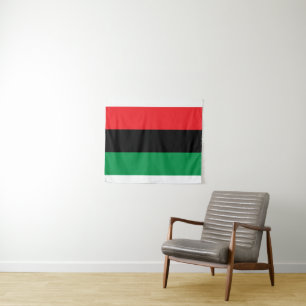 Tenture Drapeau panafricain, histoire noire afro-américain