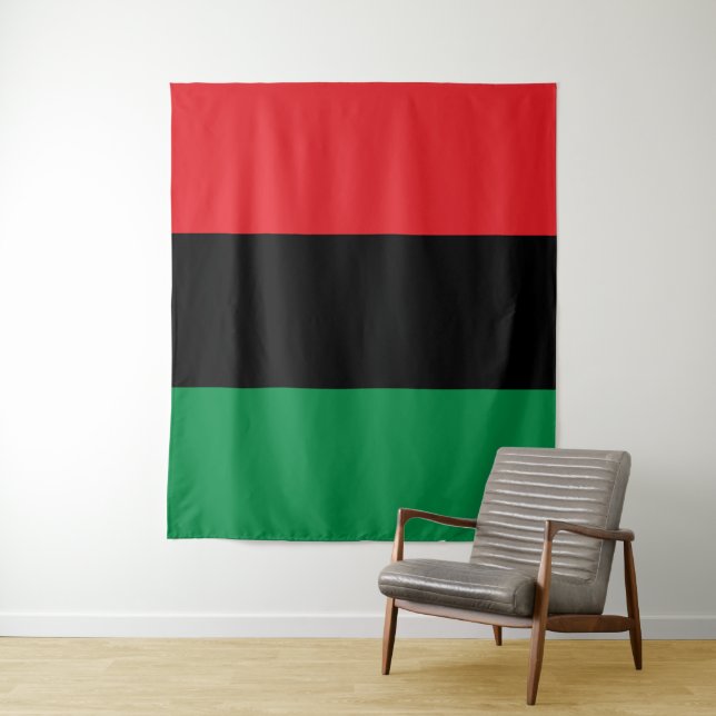 Tenture Drapeau panafricain UNIA (En situation)