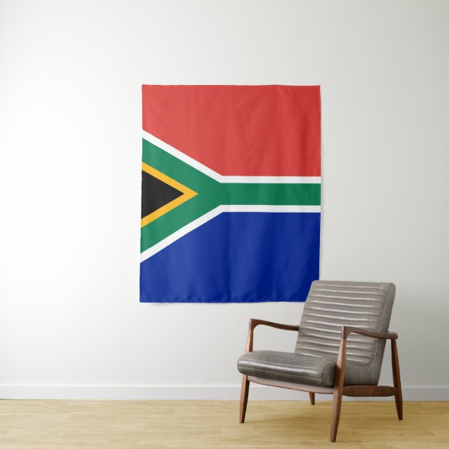 Tenture drapeau sud-africain (En situation)