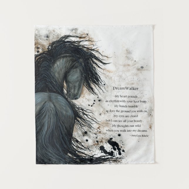 Tenture Dreamwalker Horse by Bihrle (Devant)