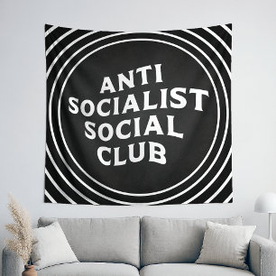 Tenture Drôle Anti Socialiste Social Club Socialisme