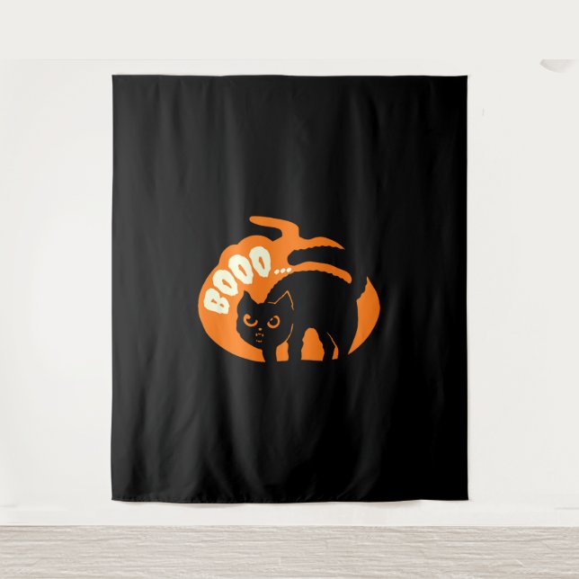 Tenture Drôle de chat (Devant)