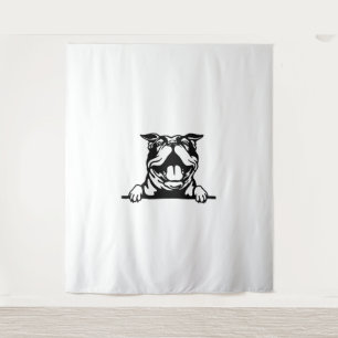 Tenture Drôle joyeux Bulldog
