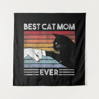 Tenture Drôle Meilleur Chat Maman Jamais | Cadeau Maman Ch