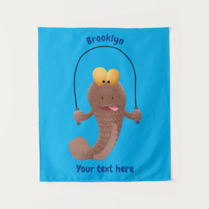 Tenture Drôle sauter boudskipper poisson dessin animé