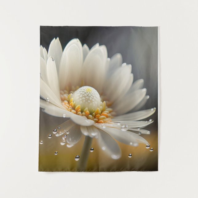 Tenture Droplets Fleurs Calme Nature Tranquille Flux Pacif (Devant)