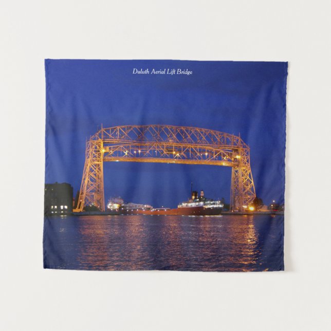 Tenture Duluth Aerial Lift Bridge & John G. Munson (Devant (Horizontal))