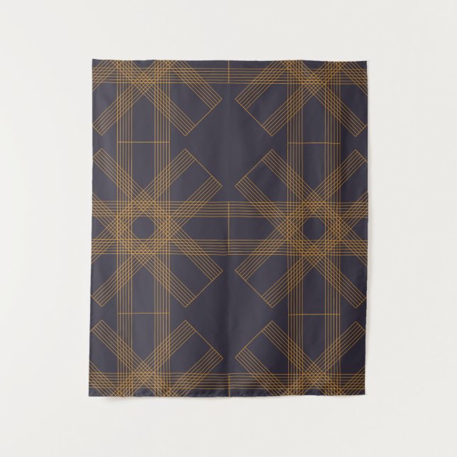 Tenture Dynamique, moderne, cool, art motif abstrait (Devant)