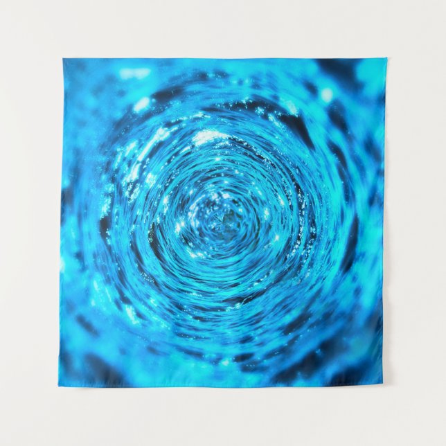 Tenture Eau aqua tunnel liquide (Devant)