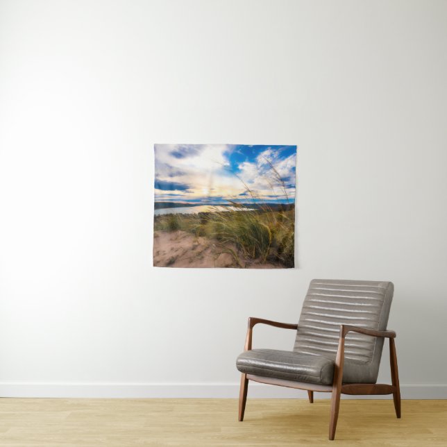 Tenture Eau | Glen Lake Dunes de l'ours couché Michigan (En situation (horizontale))