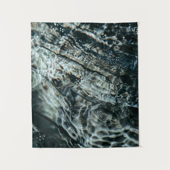 Tenture Eau gouttes sur le plan d'eau (Devant)