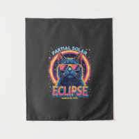 Éclipse solaire partielle 2025 Cat Kitten