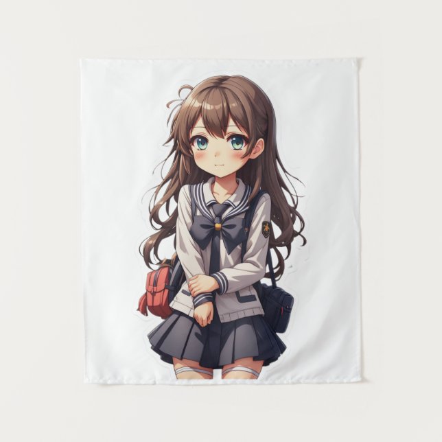 Tenture École japonaise d'Anime (Devant)