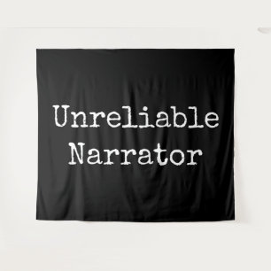 Tenture Écrivain - Narrateur peu fiable I