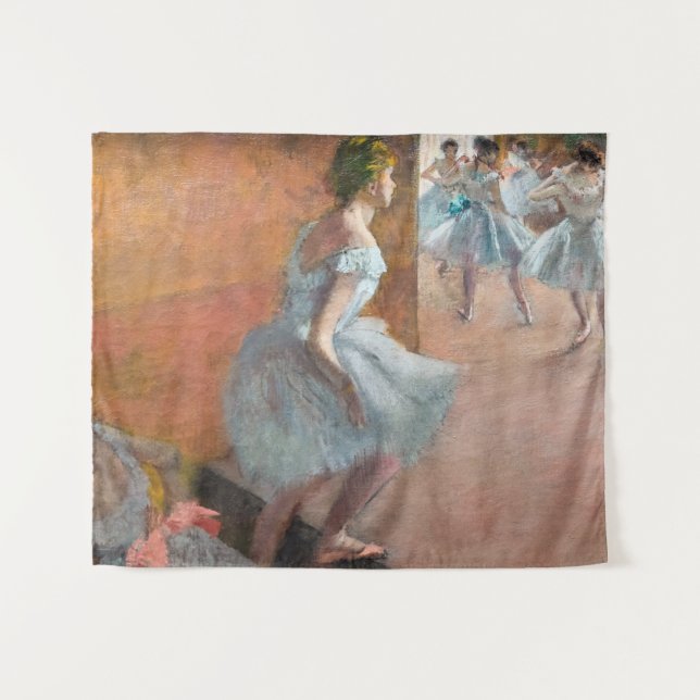 Tenture Edgar Degas - Danseurs Escalade d'un escalier (Devant (Horizontal))