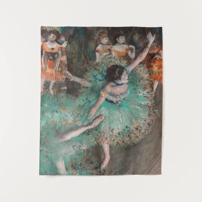 Tenture Edgar Degas - Danseuse basculant / Danseuse verte (Devant)