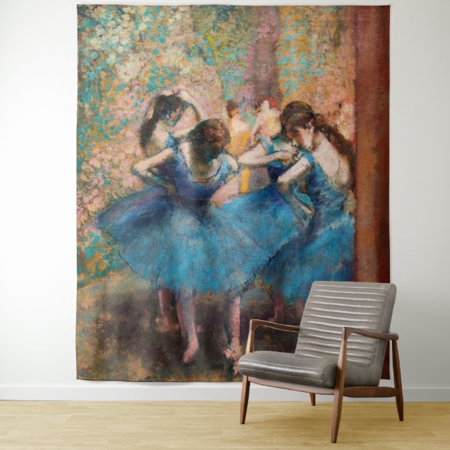 Tenture Edgar Degas - Danseuses en bleu (En situation)