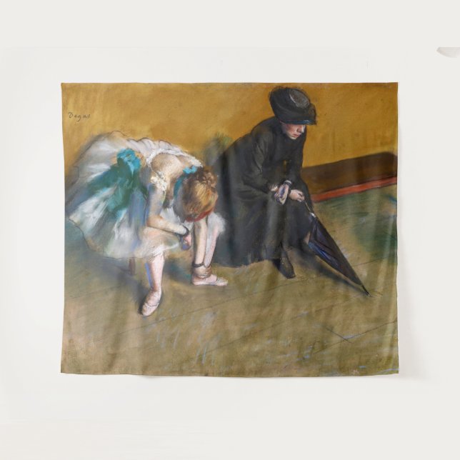 Tenture Edgar Degas - En attente (Devant (Horizontal))