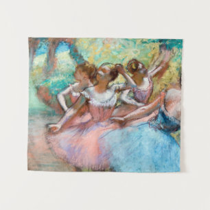Tenture Edgar Degas - Quatre ballerines sur scène