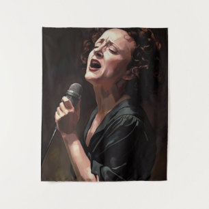 Tenture Edith piaf - Peinture