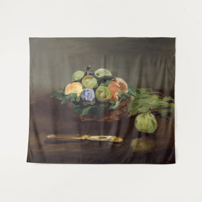 Tenture Edouard Manet - Corbeille de Fruits (Devant (Horizontal))