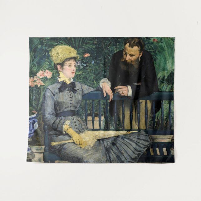 Tenture Edouard Manet - Dans la serre (Devant (Horizontal))