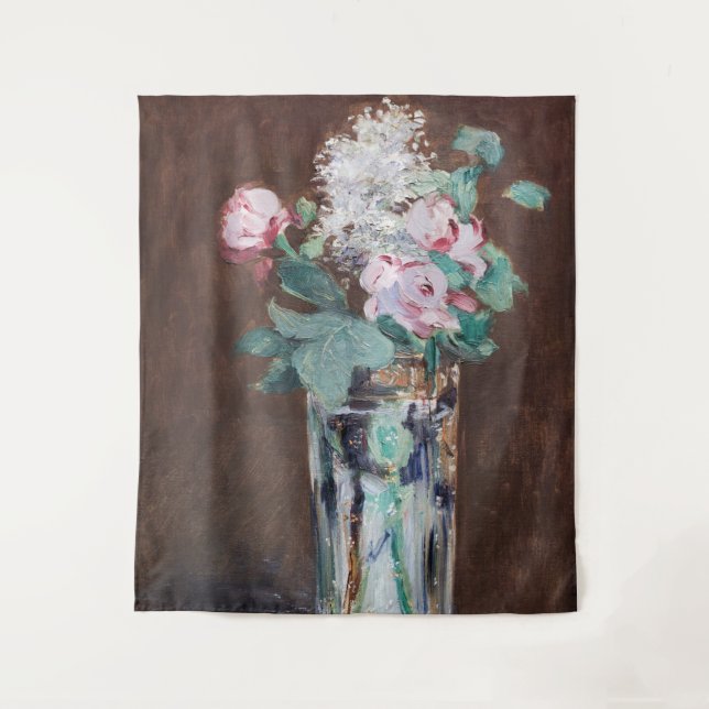 Tenture Edouard Manet - Fleurs dans un Vase de Cristal (Devant)