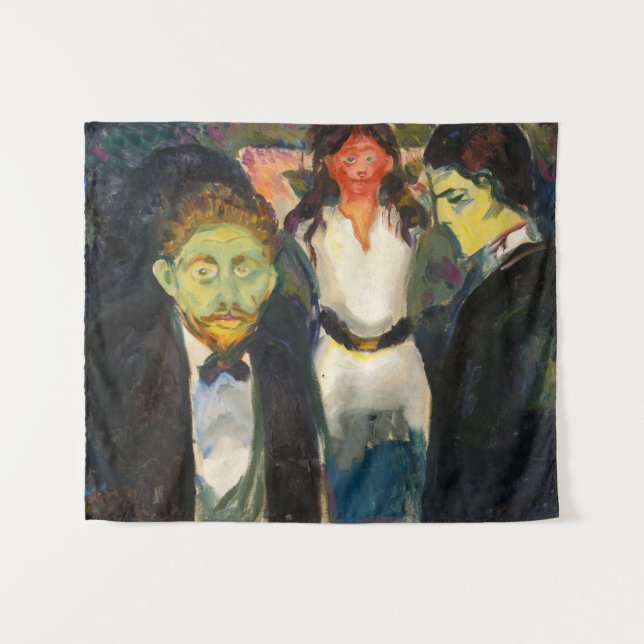 Tenture Edvard Munch - Jealousy (Devant (Horizontal))