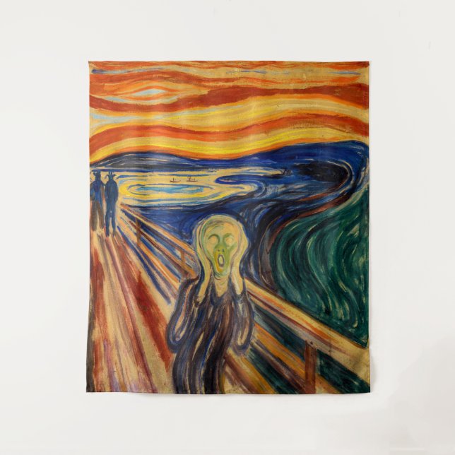 Tenture Edvard Munch - Le cri 1910 (Devant)