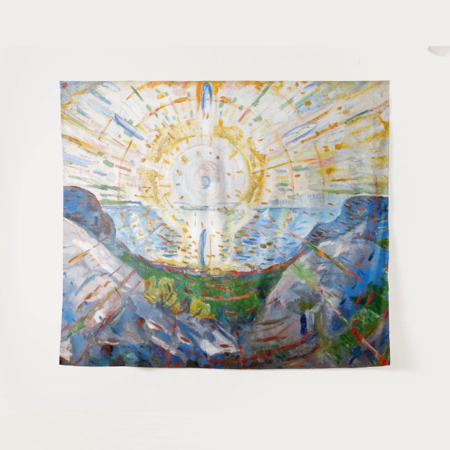 Tenture Edvard Munch - Le Soleil 1912 (Devant (Horizontal))