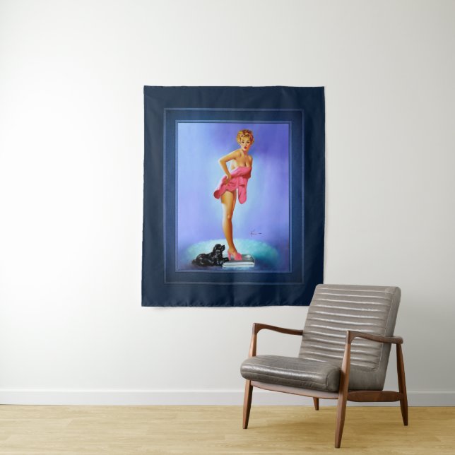 Tenture Edward Runci ne ment pas sur l'échelle (En situation)