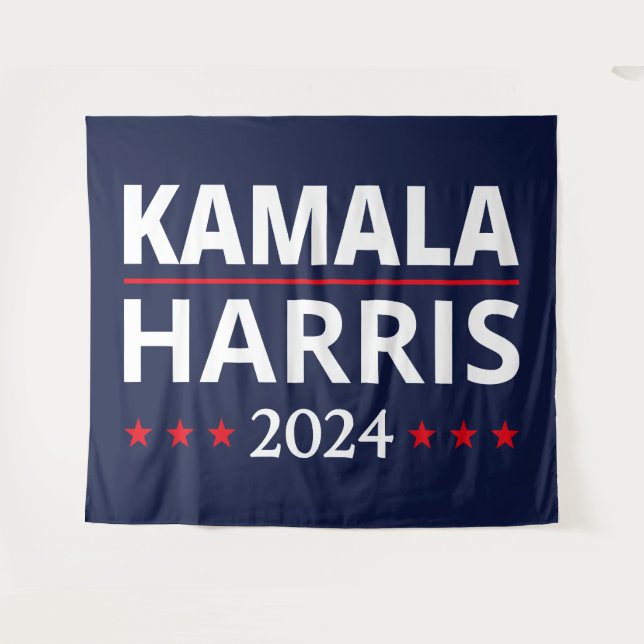 Tenture Élection Kamala Harris 2024 III (Devant (Horizontal))
