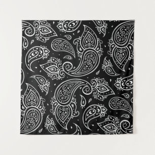 Tenture Elégance de Paisley : motif ethnique sans soudure.
